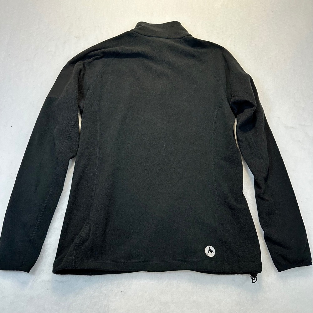 Marmot‎ Polartec Fleece Jacket Womens Large Black Full Zip Outdoor Gorpcore - Picture 7 of 8